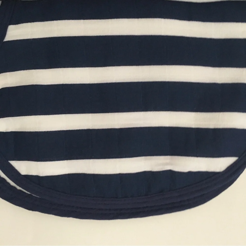 NEW 3 Cotton Muslin Burp Cloths Puppy Dogs Print Stripes Solid | Little Me